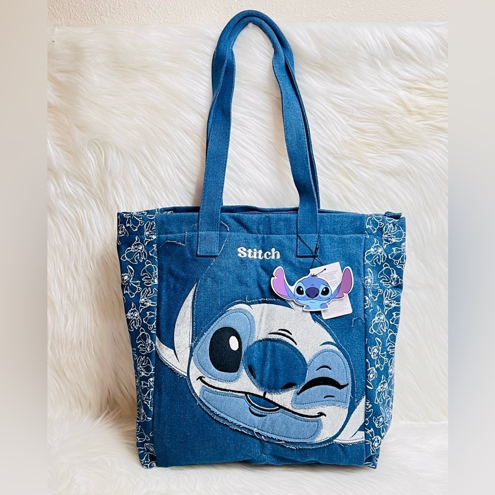 Stitch Denim Tote Bag